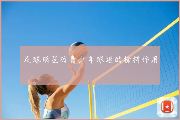 足球明星对青少年球迷的榜样作用