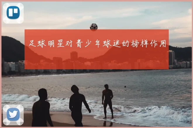 足球明星对青少年球迷的榜样作用